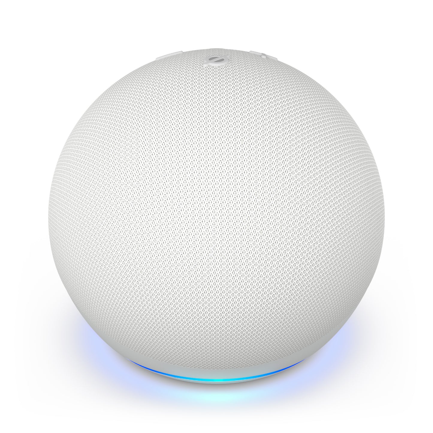 Amazon Echo Dot (5th Gen) with Clock - Smart Speaker with Alexa - Glacier White