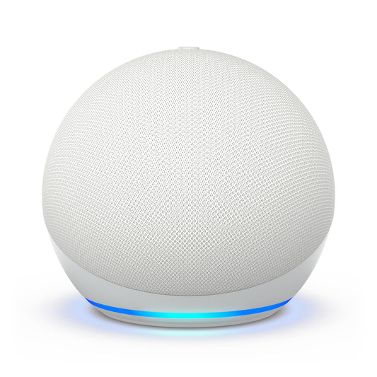 Amazon Echo Dot (5th Gen) - Smart Speaker with Alexa - Glacier White