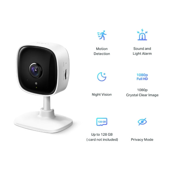 TP-Link Tapo C100 Wi-Fi Home Security Camera 1080p